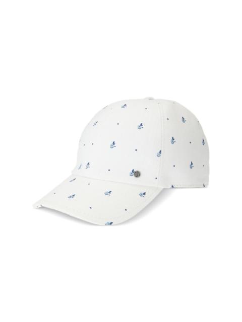 MAISON MICHEL Tiger floral-print cap