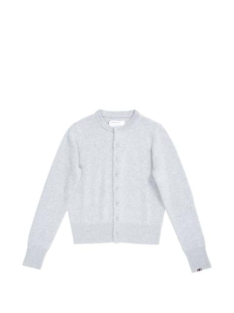 extreme cashmere crew-neck cashmere cardigan