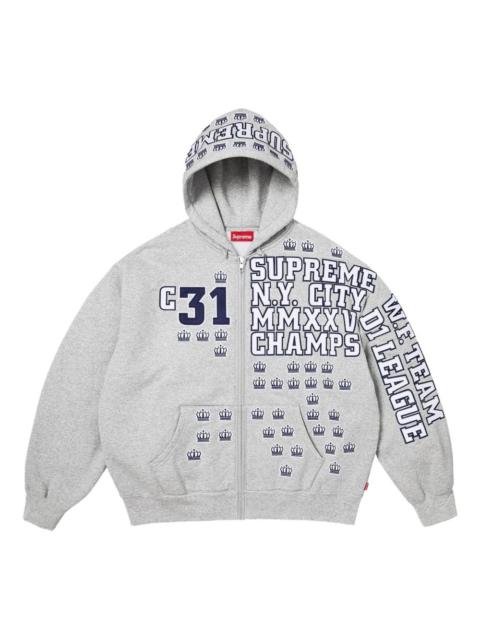 Supreme League Champs zip-up hoodie