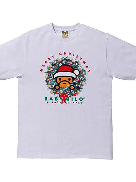 A BATHING APE® Christmas Baby Milo T-Shirt "White" 6FBCA36A
