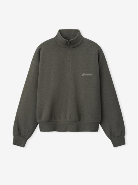ESSENTIALS Signature Classic Half Zip Sweatshirt