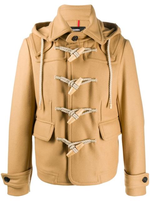 DSQUARED2 hooded duffle coat