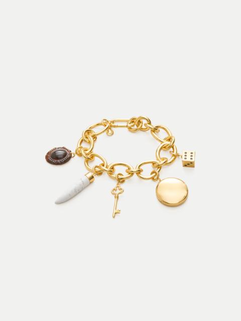 J.CREW Antique-token charm bracelet