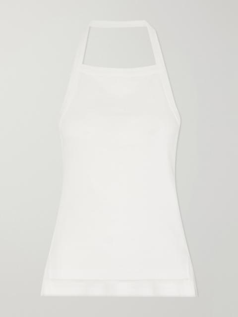 OSSOU Clovis Cotton Jersey Halterneck Tank