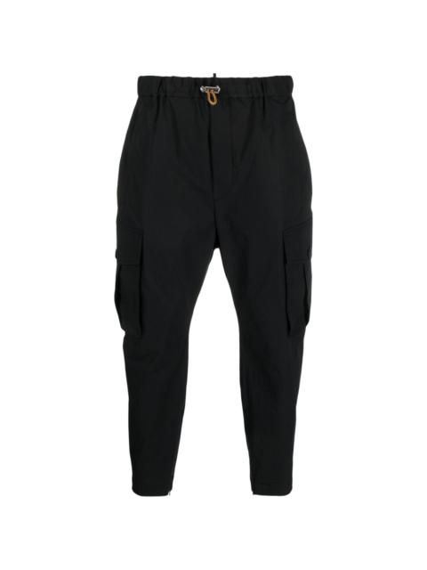 drawstring tapered trousers