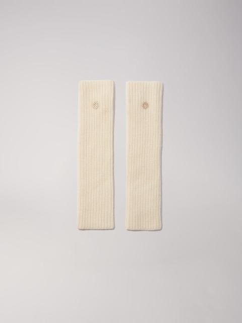 maje Wool and cashmere mittens