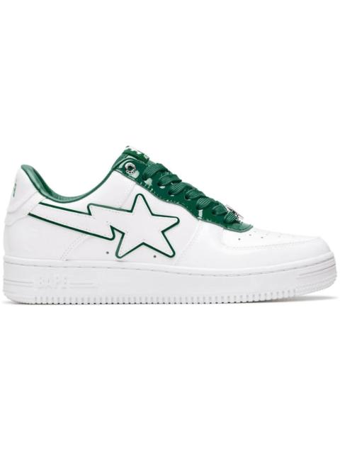A BATHING APE® A Bathing Ape Bape Sta Patent Leather White Green