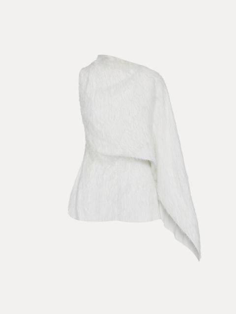 Oscar de la Renta FRINGE FIL COUPÉ BLOUSE
