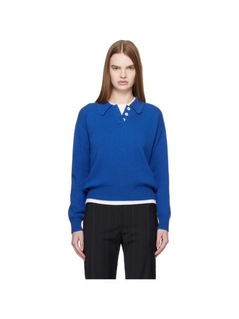 &DAUGHTER SSENSE Exclusive Blue Edith Polo