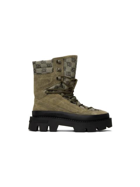 MISBHV Taupe 'The Ibiza' Combat Boots