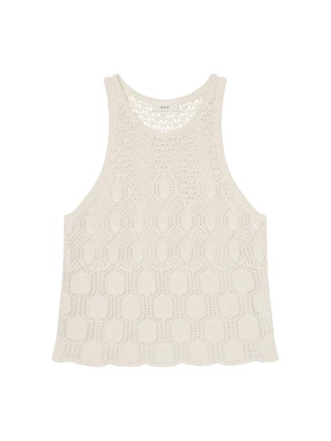 A.L.C. Rosa Crochet Knit Top