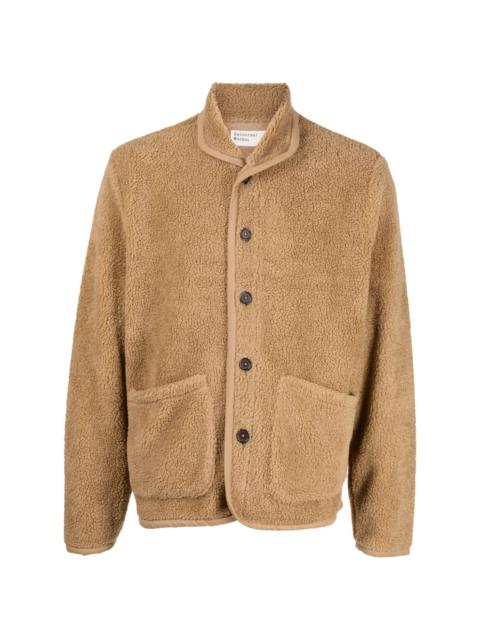 textured buttoned jacket