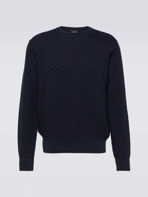 Brioni Cotton, silk, and cashmere sweater