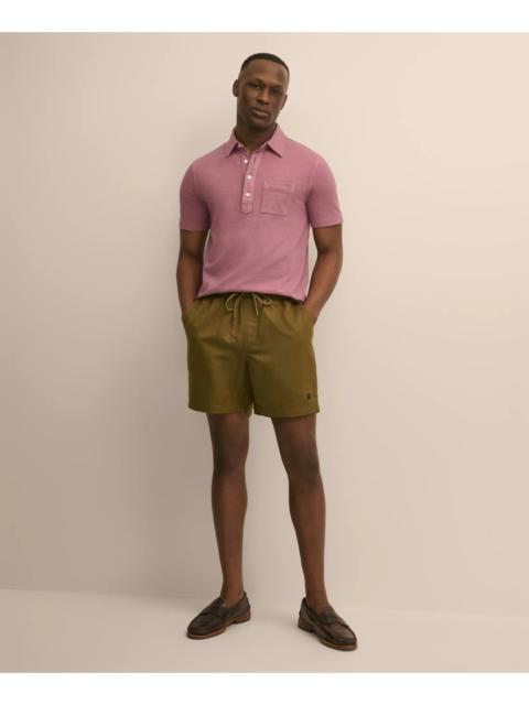 Brooks Brothers The 6" Friday Linen-Cotton Drawstring Shorts