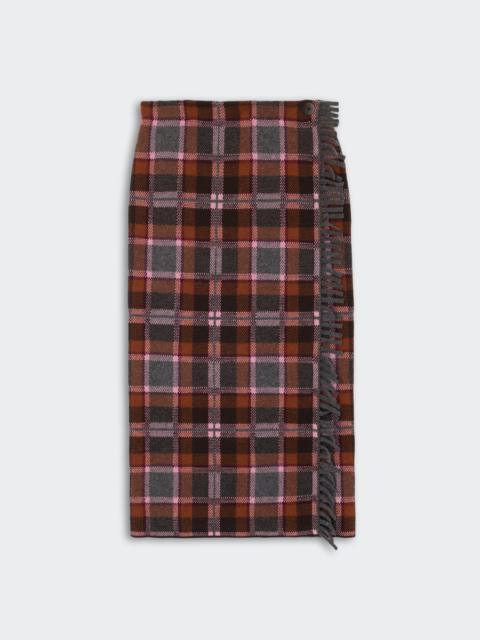 GUEST IN RESIDENCE Tartan Wrap Skirt