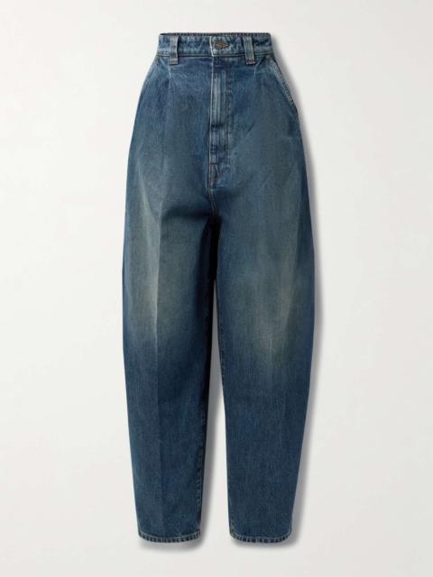 KHAITE Jacob high-rise wide-leg jeans | REVERSIBLE