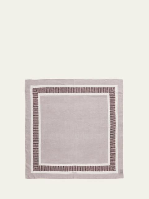 Loro Piana Men's Marea Silk and Linen Foulard