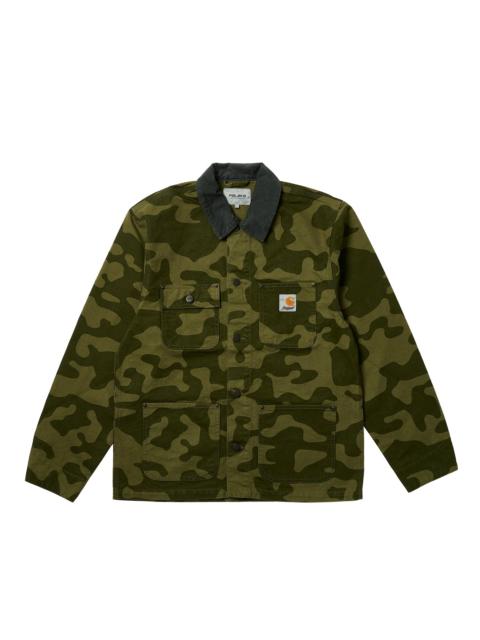 PALACE PALACE CARHARTT WIP MICHIGAN COAT DOLLAR GREEN CAMO