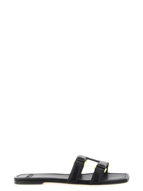 ELISABETTA FRANCHI Nappa leather sandals