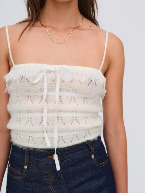 For Love & Lemons Jayla Knit Cami Top