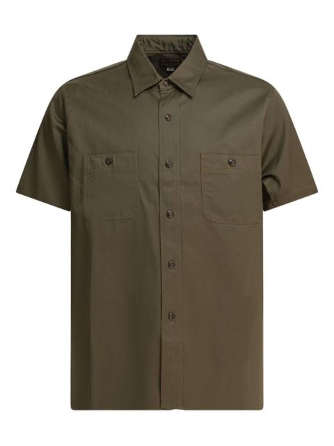 Buzz Rickson's herringbone cotton shirt