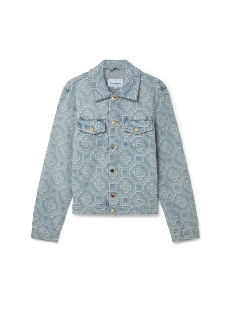 CASABLANCA Monogram Jacquard Denim Jacket