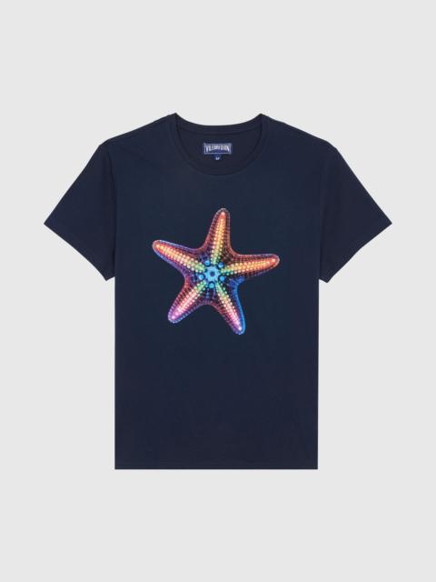 Vilebrequin Men Organic Cotton T-shirt Disco Stars