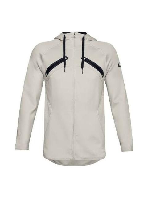 Under Armour Men's Under Armour Curry Stealth Basketball Sports Hooded Jacket White 1356996-110