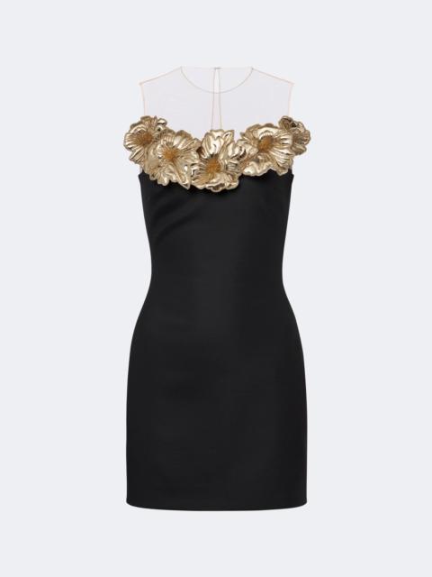 David Koma Embellished floral-appliqué minidress