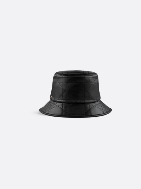 Dior Flat Cannage Teddy-D Small Brim Bucket Hat