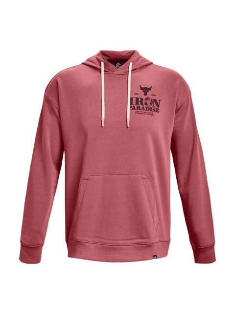 Under Armour Under Armour Project Rock Iron Paradise Heavyweight Terry Hoodie 'Beta Red' 1373562-600