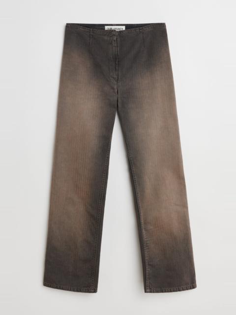 Our Legacy Biker Trouser French Sun Faded Herringbone
