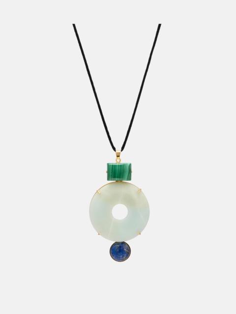 Jennifer Behr Devon embellished necklace