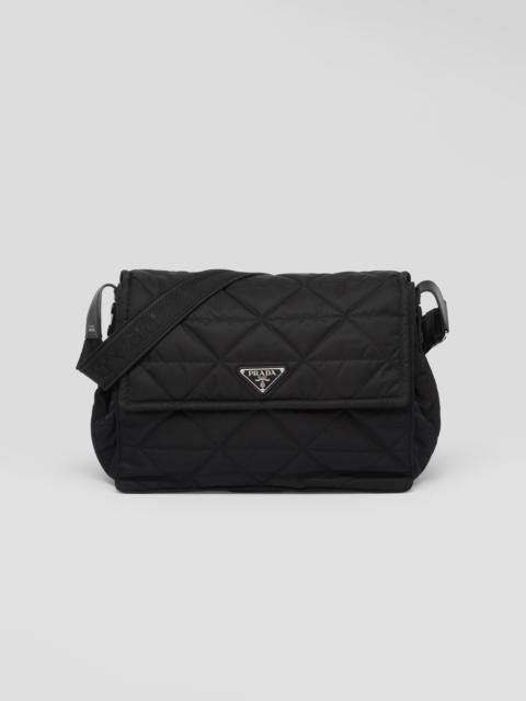 Prada Topstitched Re-Nylon shoulder bag