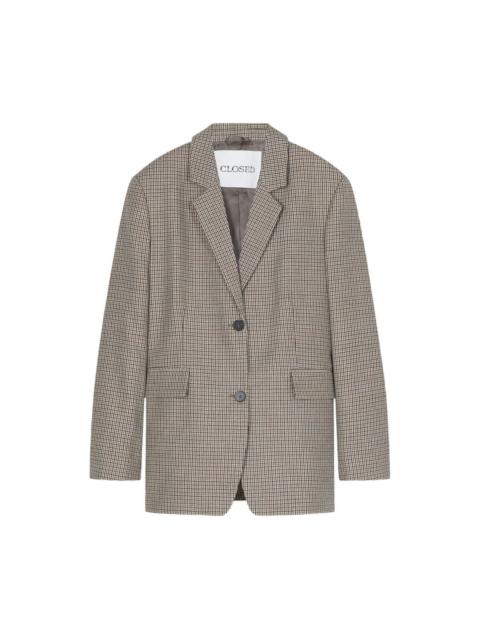 CLOSED Wool single-breasted blazer jacket