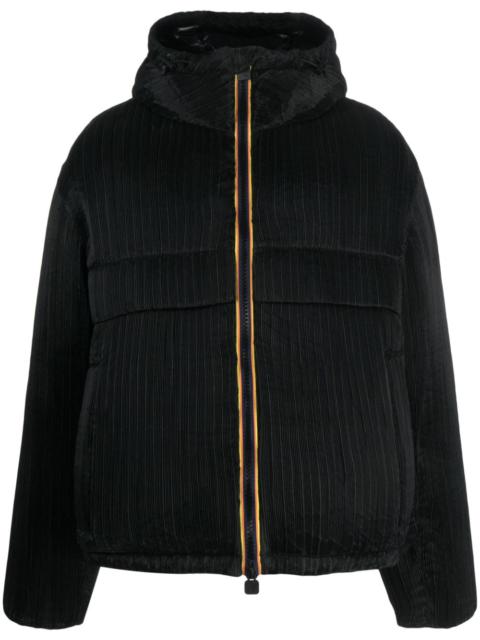 K-WAY hooded duck-down puffer jacket