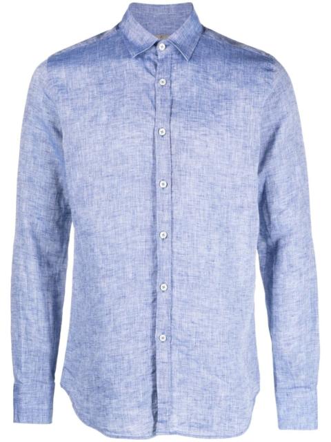 long-sleeve linen shirt