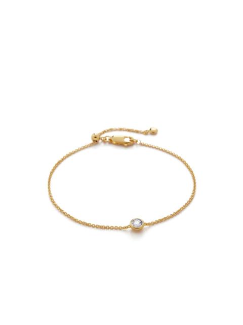 MONICA VINADER diamond solitaire bracelet