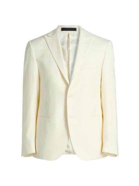 CORNELIANI Men's Virgin Wool Jacquard Dinner Jacket - Off White