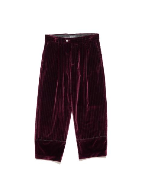 Enfants Riches Déprimés VELVET STRIPE CARROT LEG TROUSERS