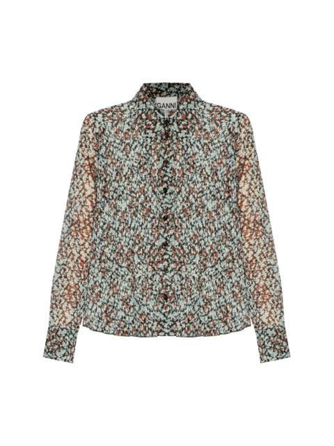 printed long-sleeve shirt