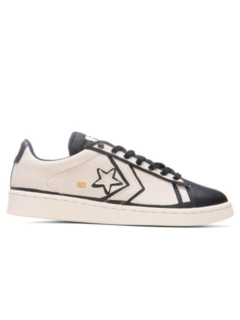Converse CONVERSE X JOSHUA VIDES PRO LEATHER OX - NATURAL IVORY/BLACK/WHITE
