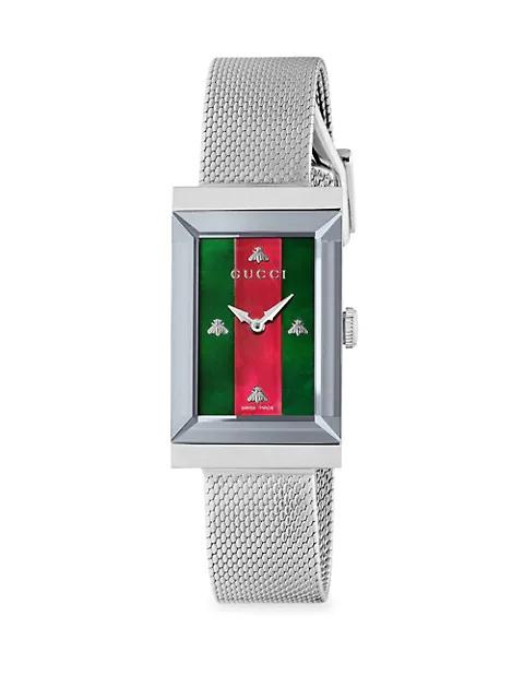GUCCI G 프레임 시계, 21x34mm