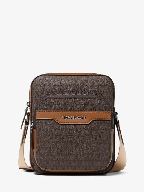MICHAEL KORS Hudson Mini Signature Logo Flight Bag