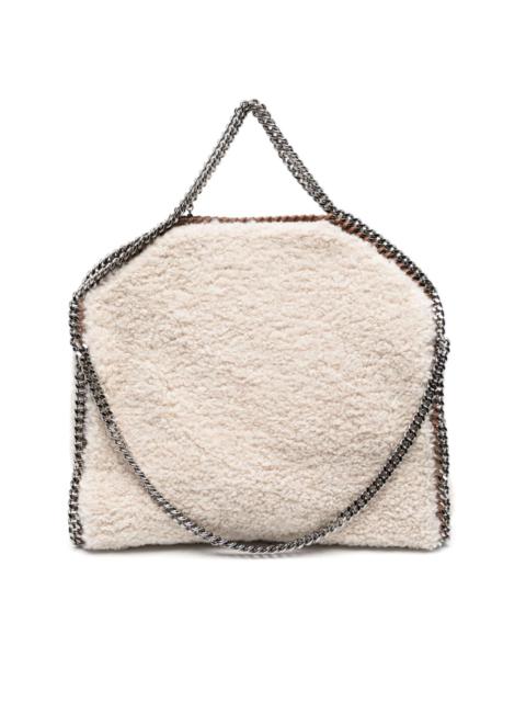 faux-shearling tote bag