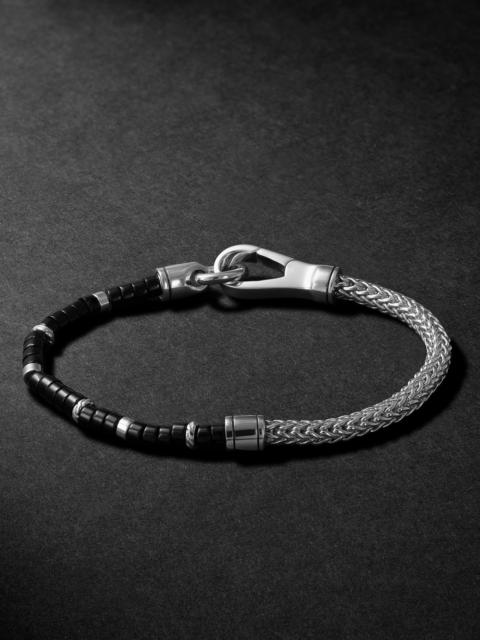 JOHN HARDY Heishi Sterling Silver and Onyx Beaded Bracelet