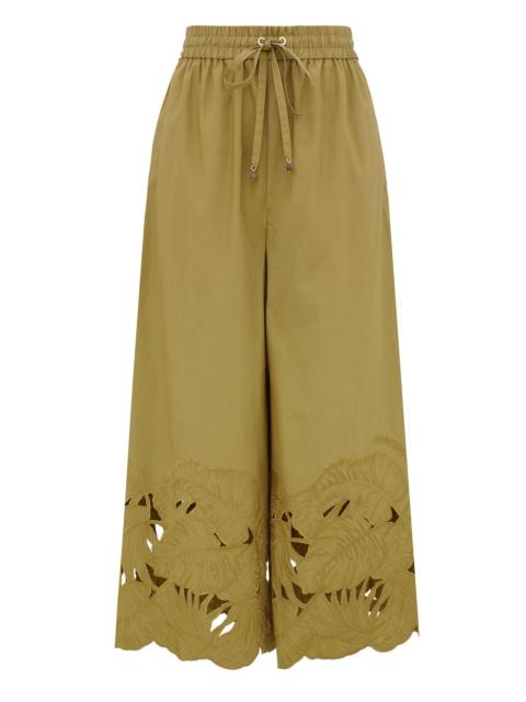 Zimmermann MAHON EMBROIDERED PANT