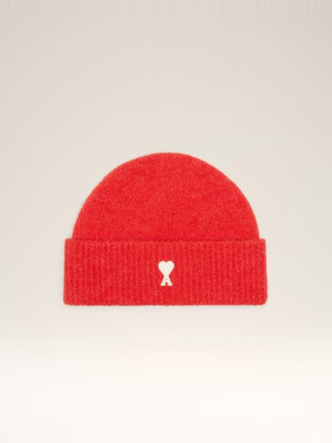 AMI Paris RED ALPAGA AMI DE COEUR BEANIE
