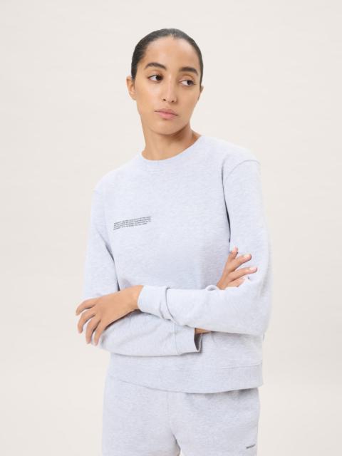 PANGAIA Womens Midweight Sweatshirt - Grey Marl