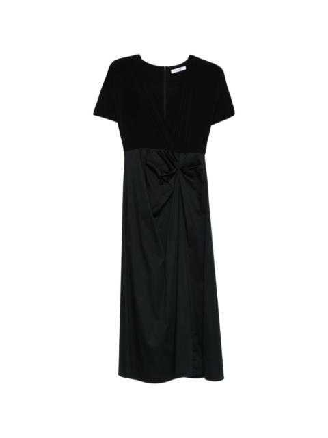 Max Mara velvet knot dress